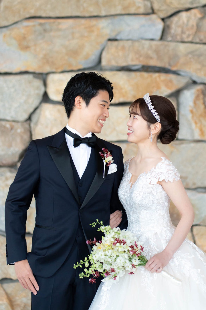 《Ranking No. 7》SMP-01 【即納・オリジナル】ブライダルリュクス・ティアドロップピアス