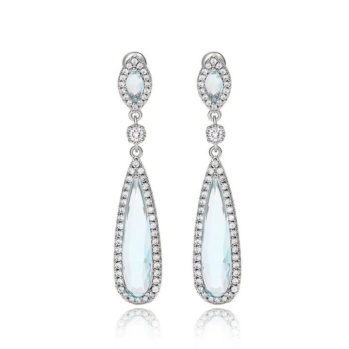 SM-1381 アクアティアドロップピアス