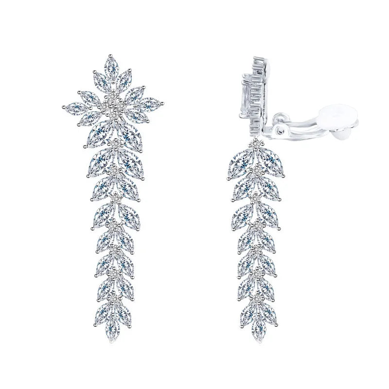 SM-2017 リーフグレイス・ロングイヤリング