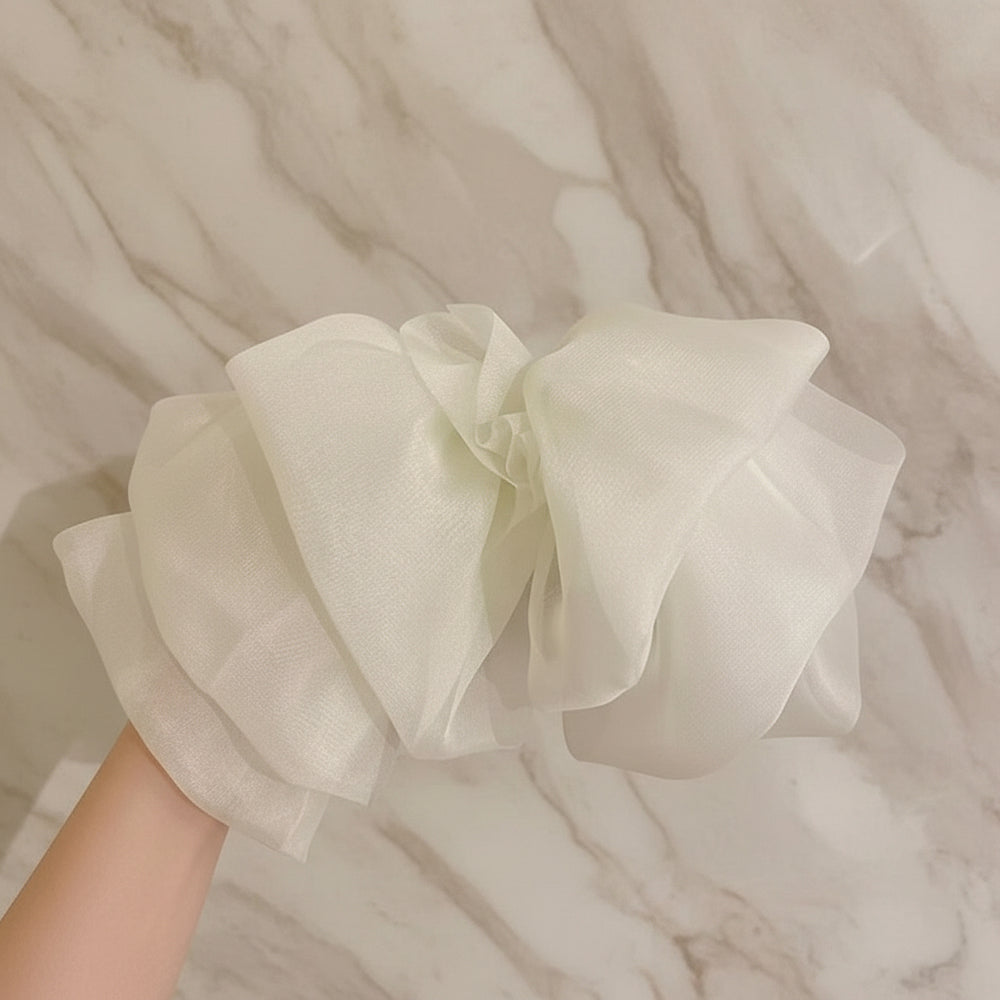 シフォン　リボン　花嫁　ウェディング