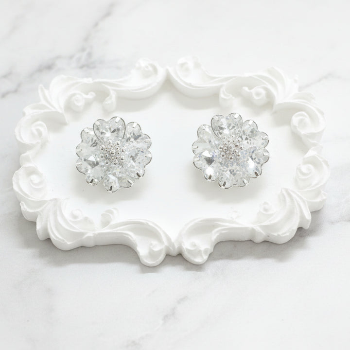 SMP-02 【即納・オリジナル】ブルームグレイス フラワーピアス